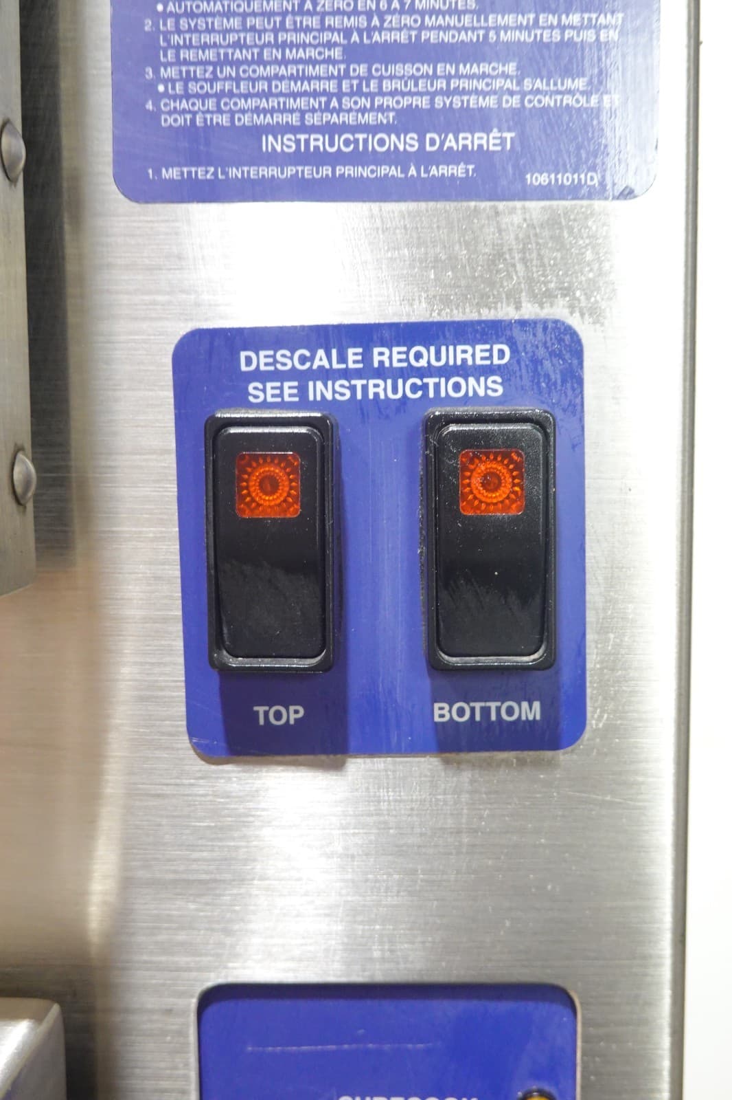 CLEVELAND 10 PAN DOUBLE STACKED NATURAL GAS CONVECTION STEAMER MODEL 24CGA10 4