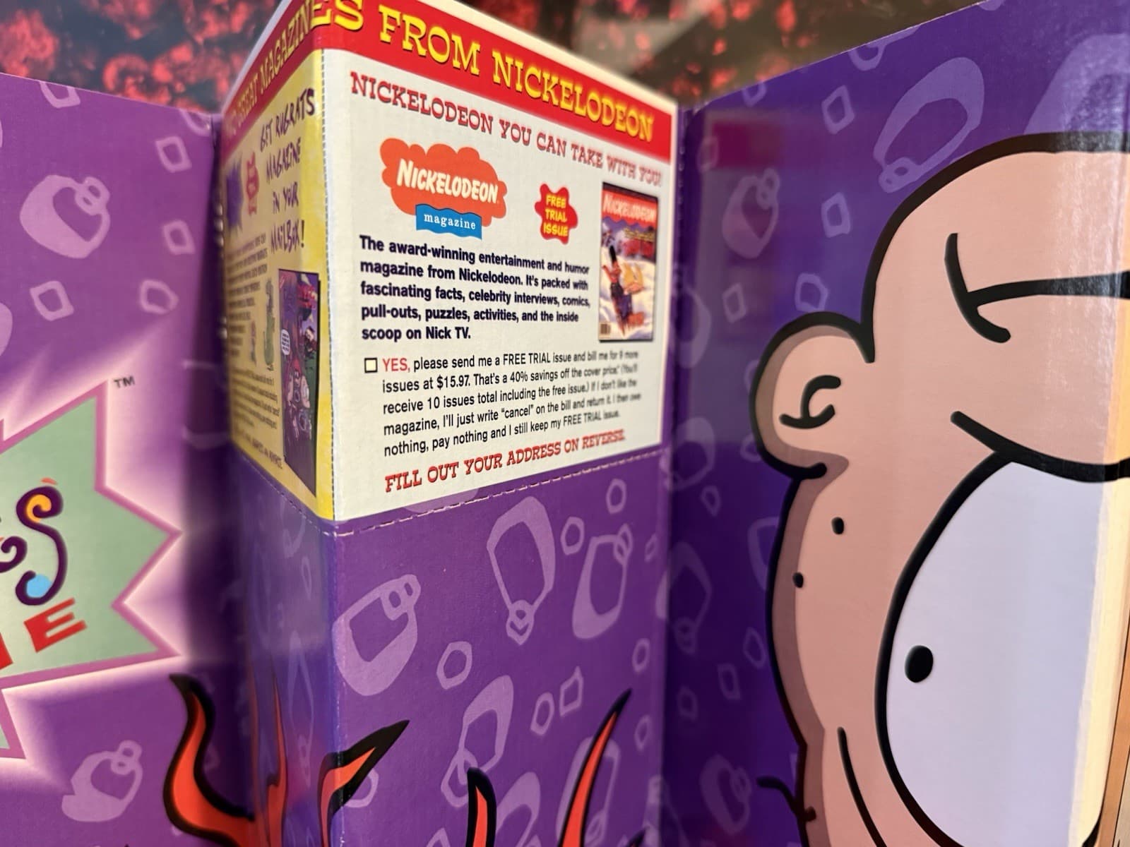 Nickelodeon Rugrats The Movie 1998 Cardboard Standee! Rare🔸 6