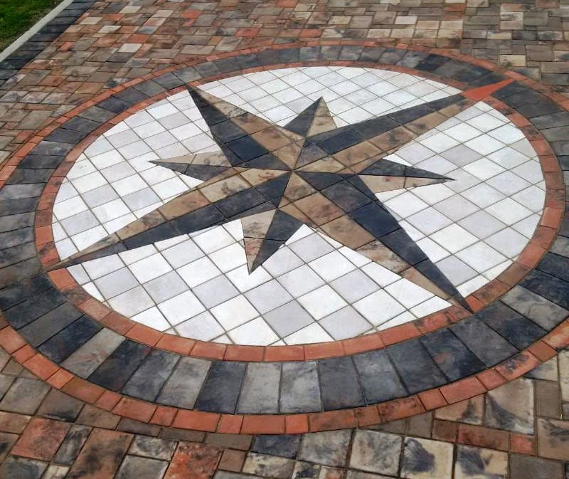 10 Opus Romano Cement Paver Molds 12x12x3" Driveway Molds Make 100s, Fast Ship  4