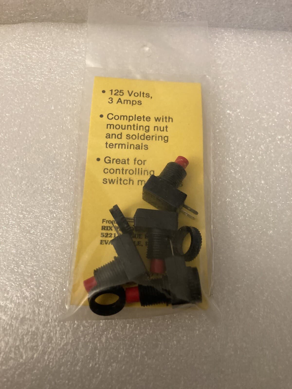 17 Pc Electrical Switches, Lights, And Electrical Terminal Strips (677DN/A6-7B) 6