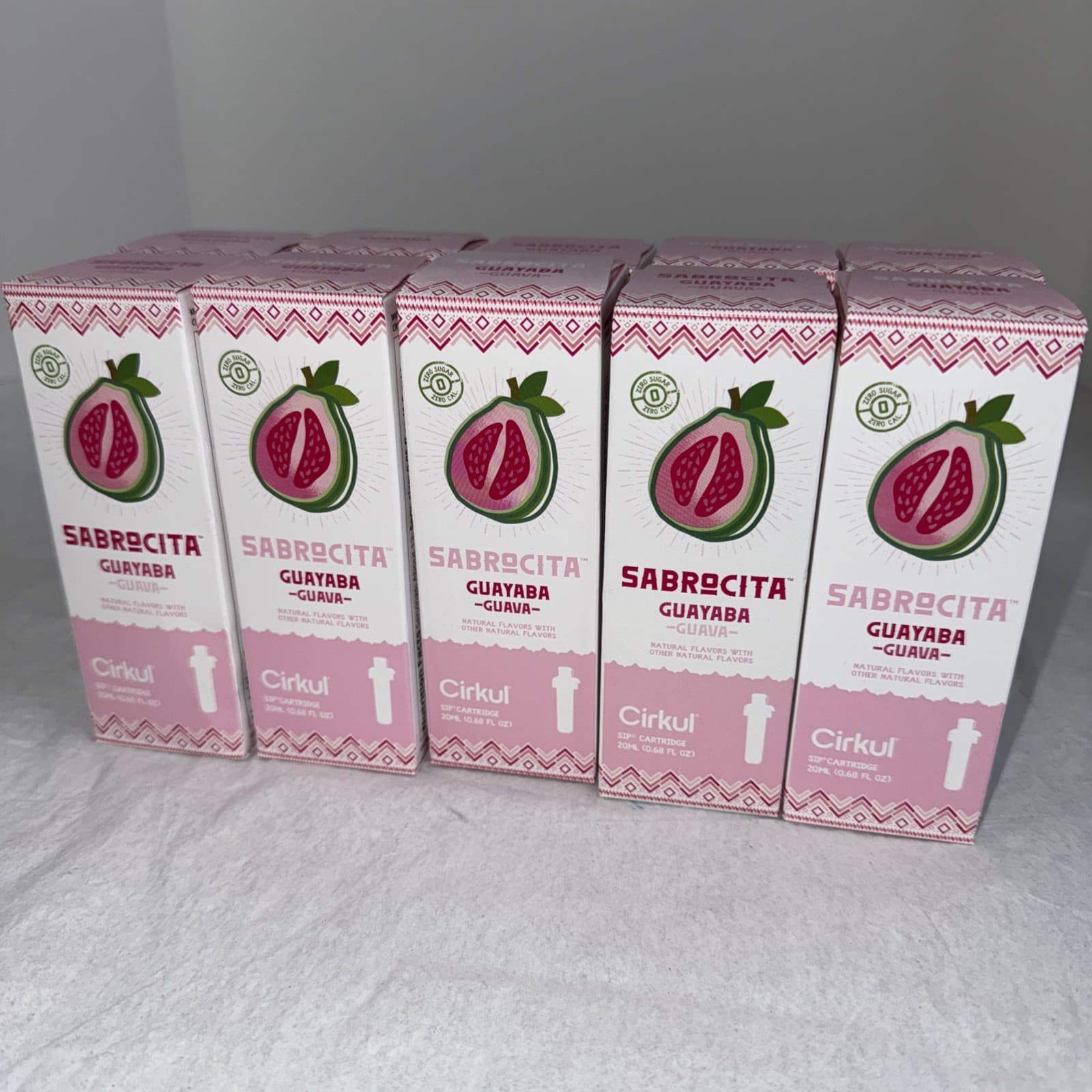 Cirkul Sip Cartridges Guayaba Guava Sabrocita Zero Sugar Dye Free Lot Of 4