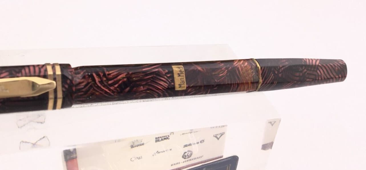 Vintage WAHL EVERSHARP Doric STENOGRAPHER Fountain Pen Celluloid 14K M nib NEW 4