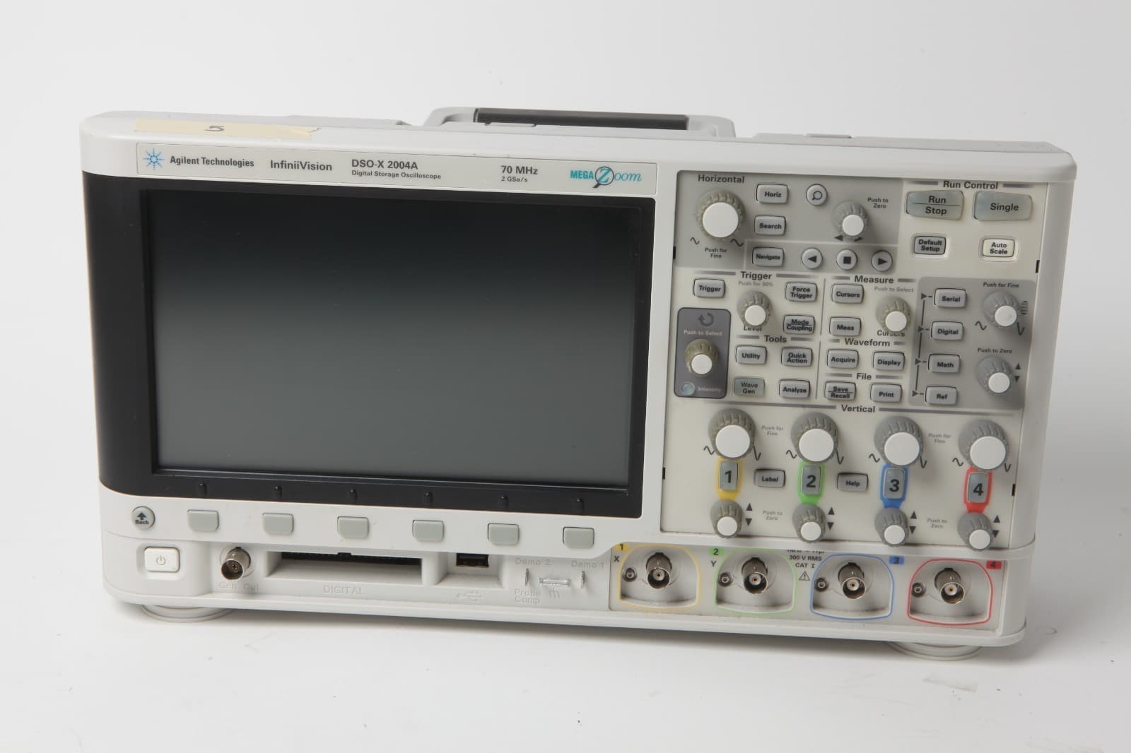 Agilent DSO-X 2004A 4 Channel Digital Oscilloscope 70MHz DVM WaveGen Tested #5 2
