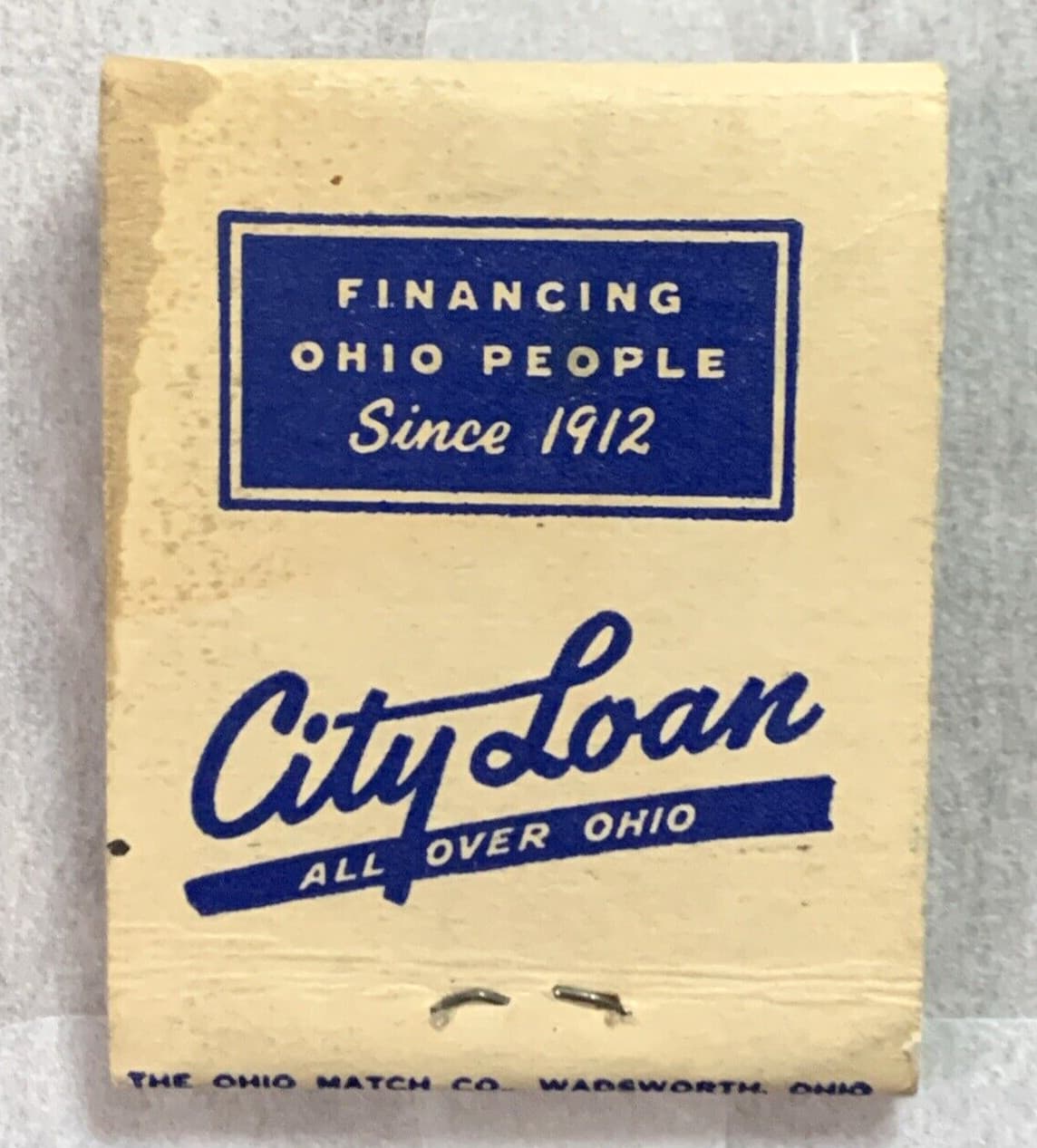 Matchbook The City Loan Know Your Presidents? Ohio #0129 2
