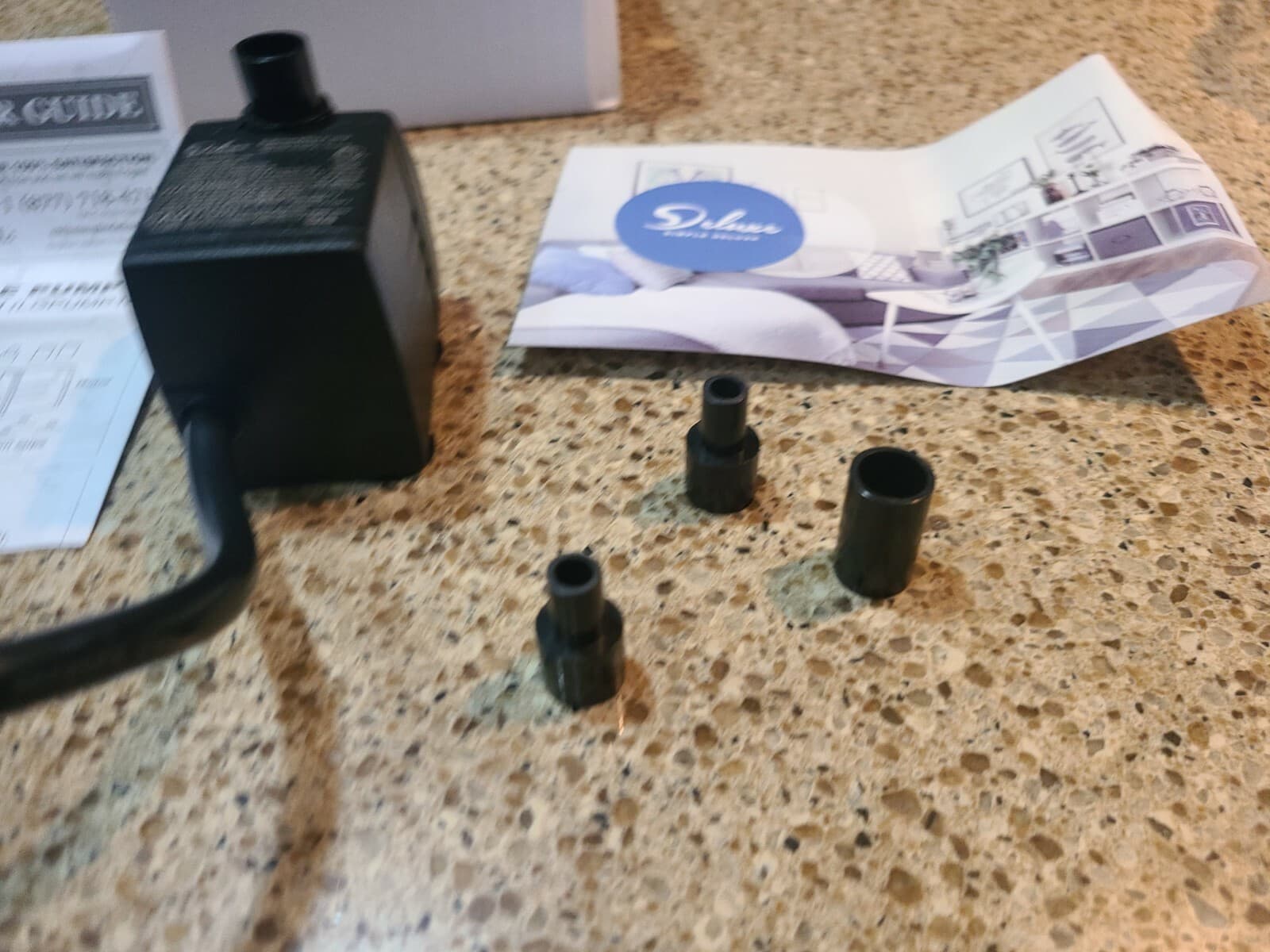 Deluxe Fountain Pump 120-Volt Submersible Hydroponics Aquaponics - 120 GPH 6