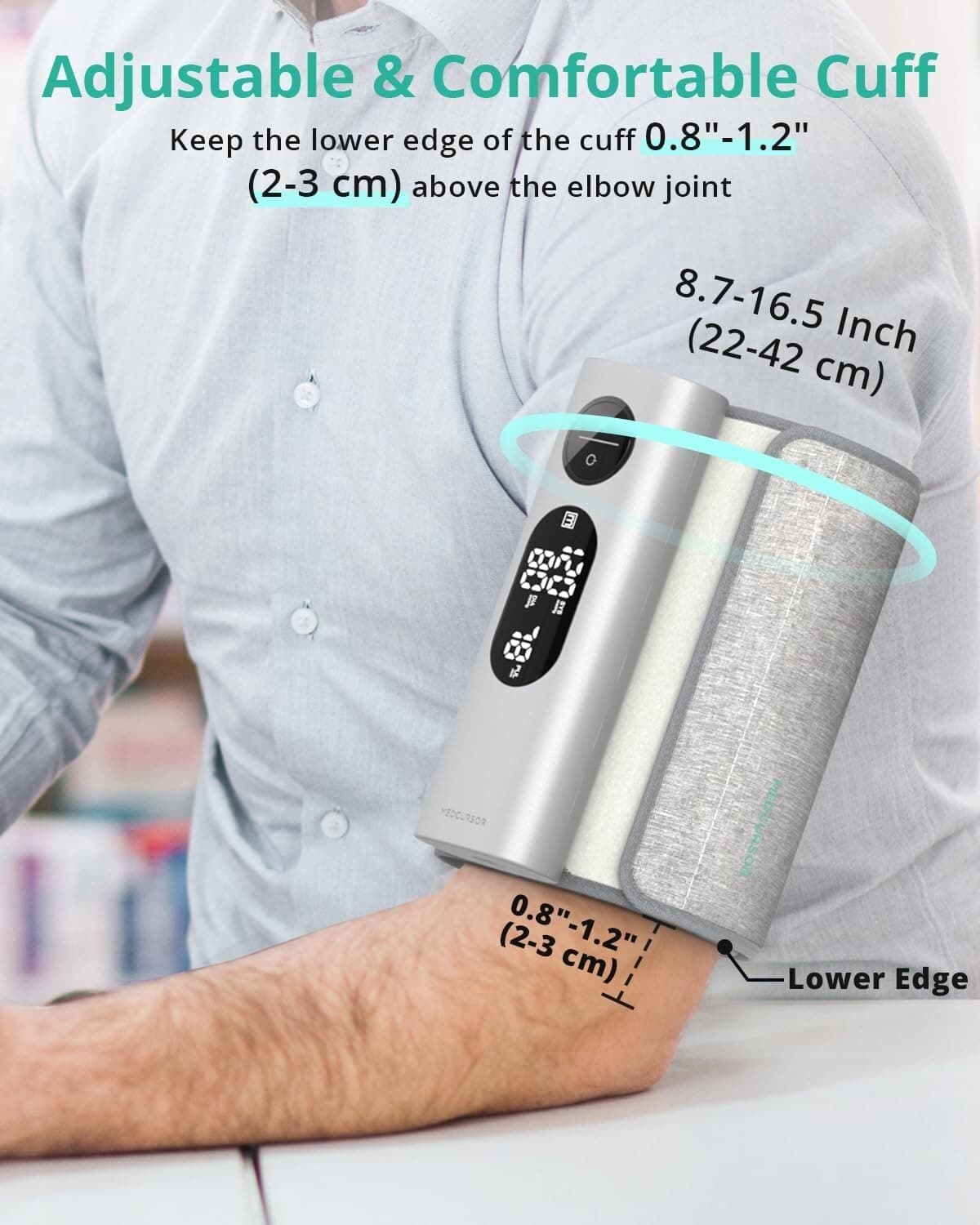 Smart Wireless Blood Pressure Monitor - Upper Arm Electronic Blood Pressure Mon 2