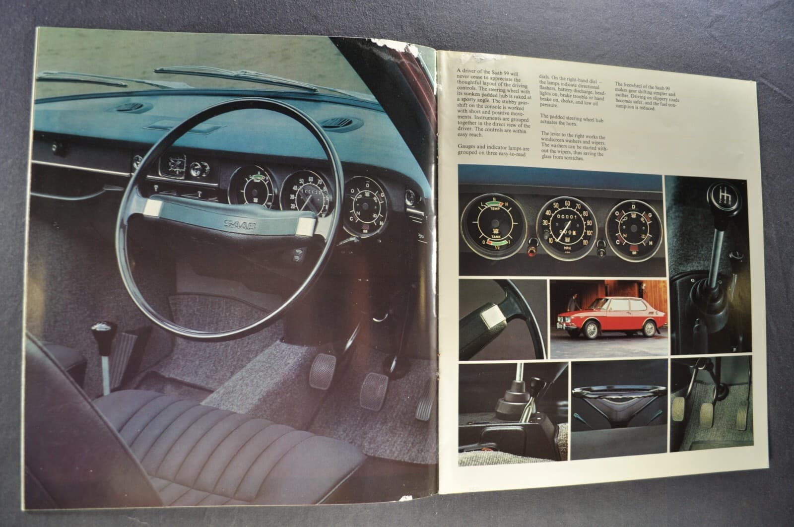 1970 Saab 99 Sedan Catalog Sales Brochure Original 70 5