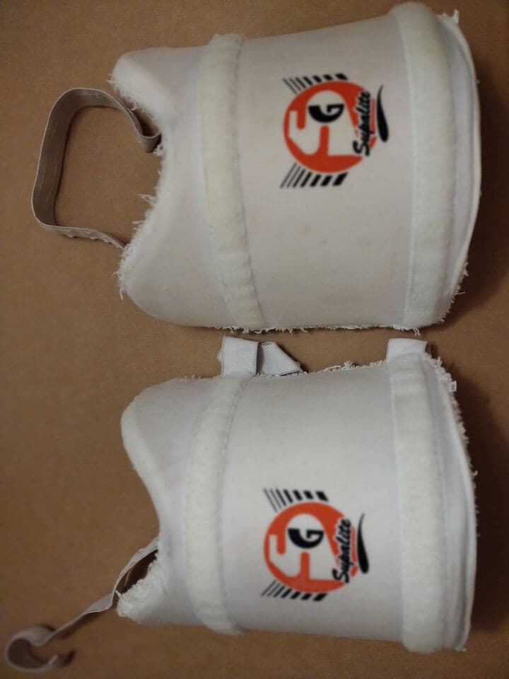 SG Supalite Cricket pads - Batting chest guard protectors, QTY 2 USED