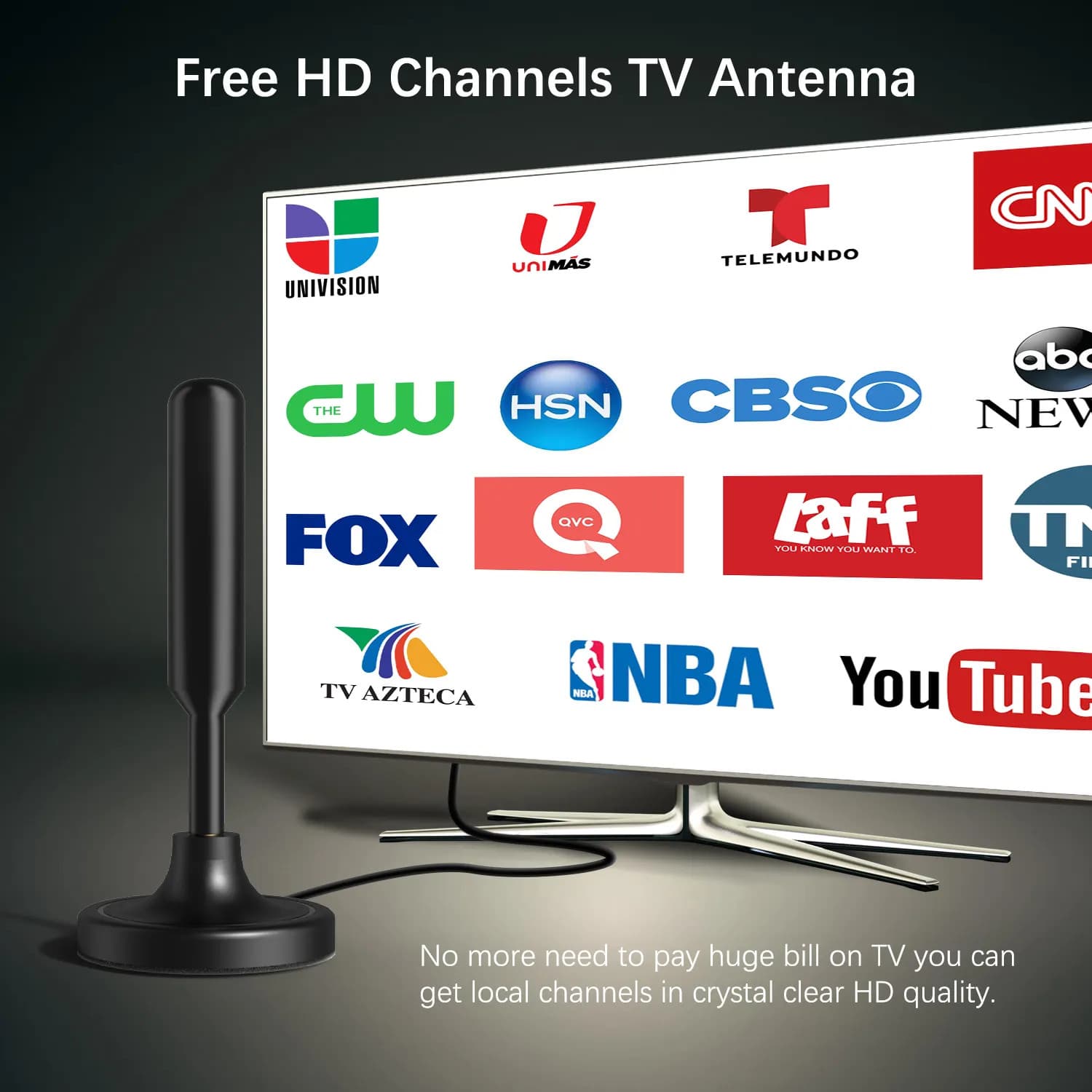 5600 Miles Upgraded TV Antenna HDTV Amplified Digital 4K 1080P Long Range Indoor 4
