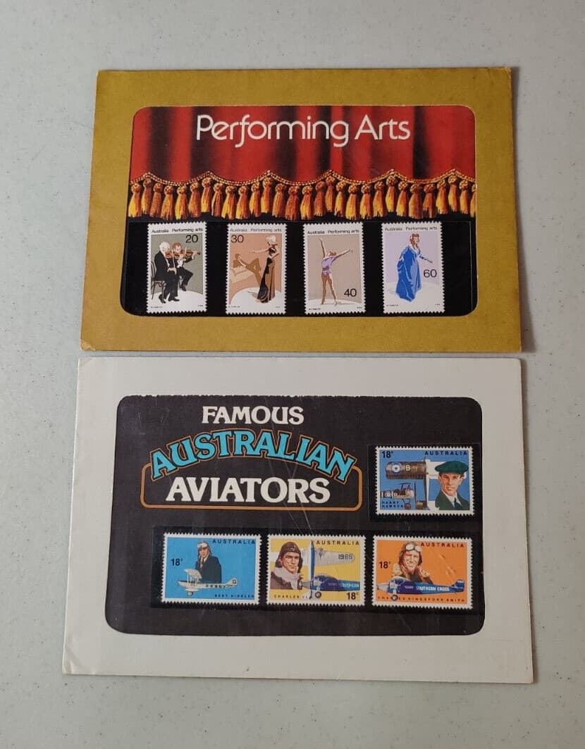 Lot of 3 1980 British Post Office SECOND MINIATURE SHEET MNH + Info Sheet 3