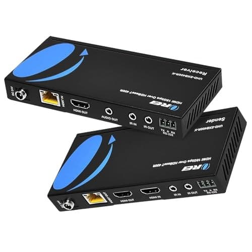  4K HDMI over Ethernet Extender Balun - HDBaseT UltraHD 4K @ 60Hz 4:4:4 4K - IR 2