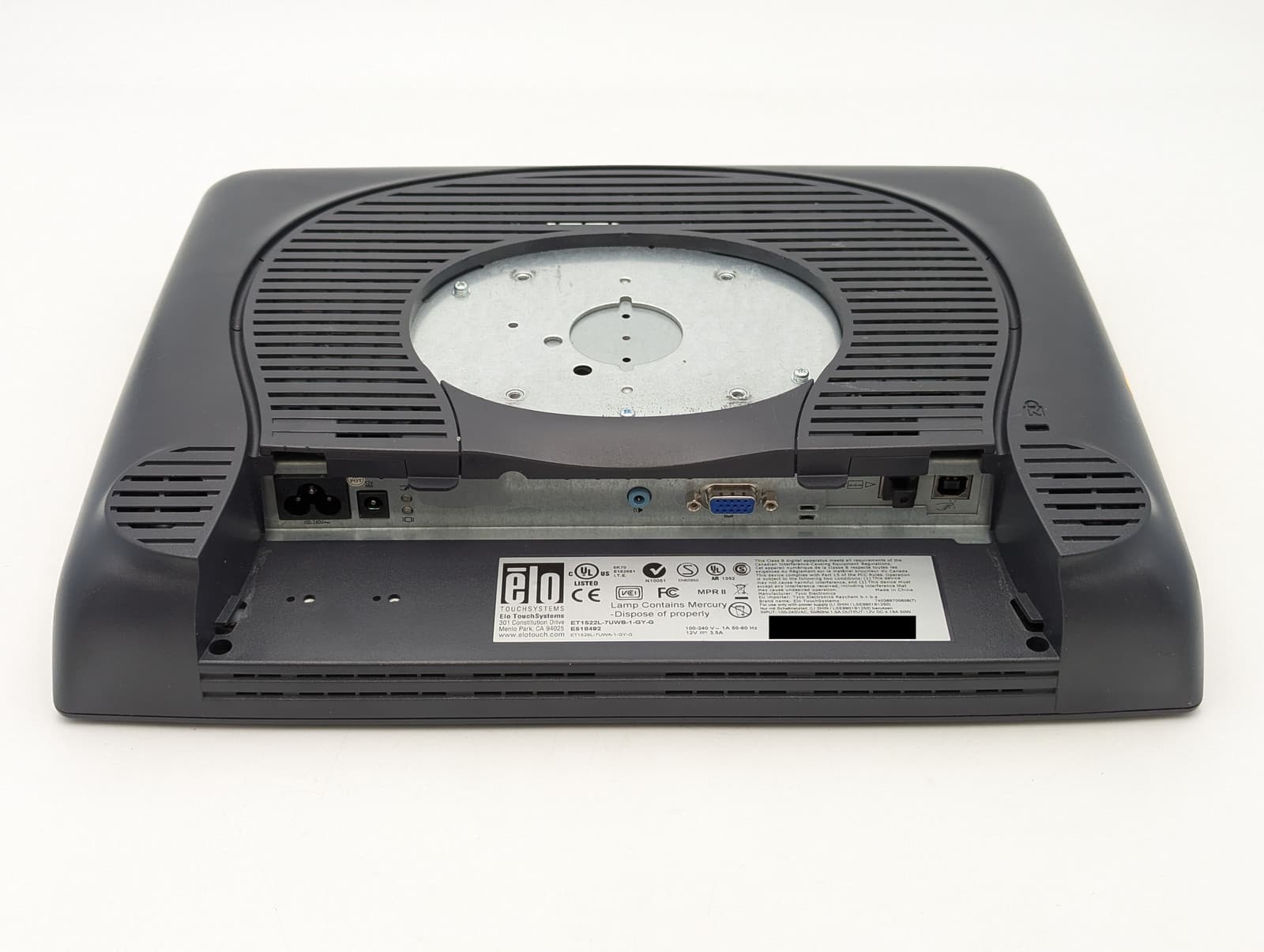 Elo Touch Systems 15" Touchscreen POS Monitor (ET1522L-7UWB-1-GY-G) 6