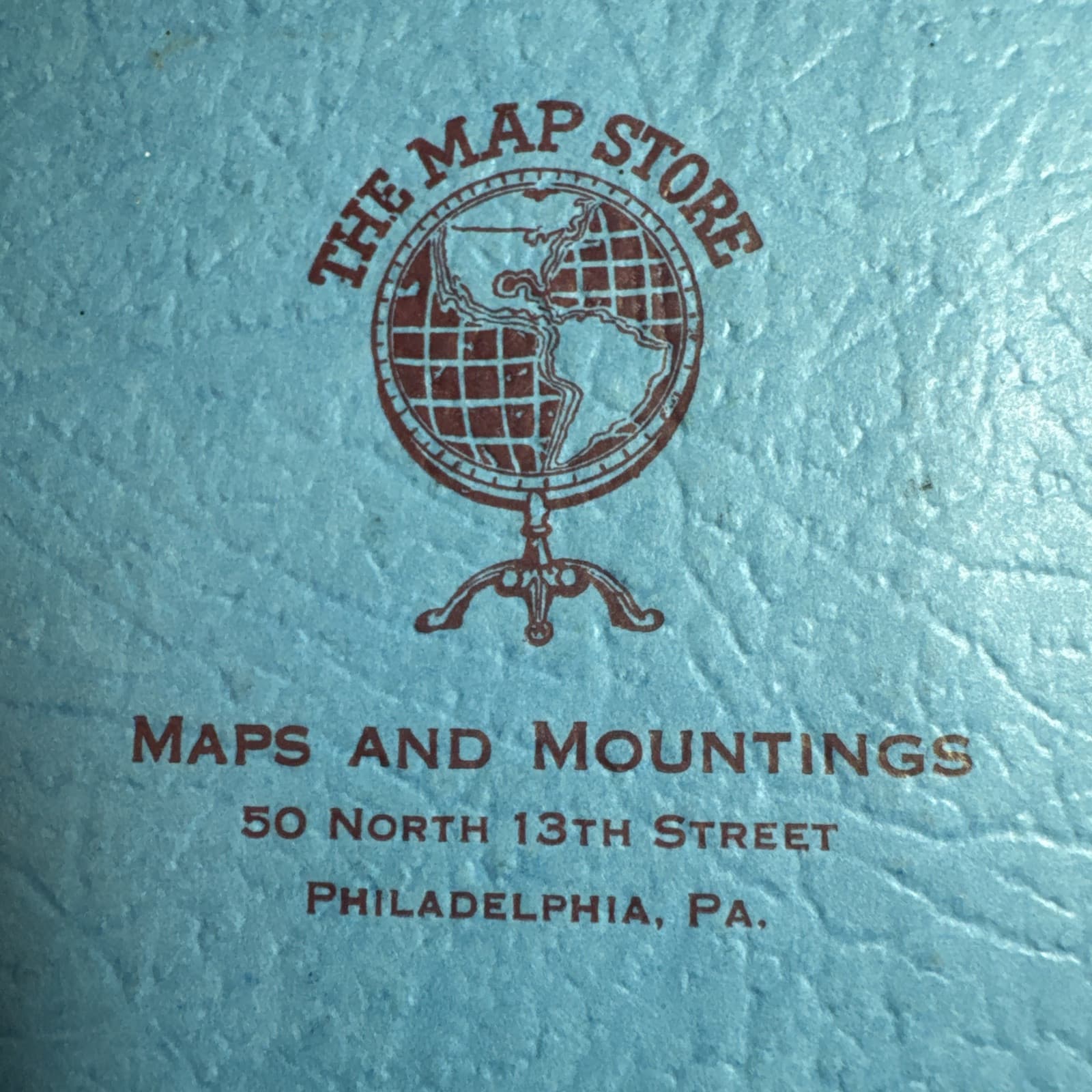 Vintage 1944 Visitors Map Of Philadelphia (Price 25 Cents) The Map Store 5