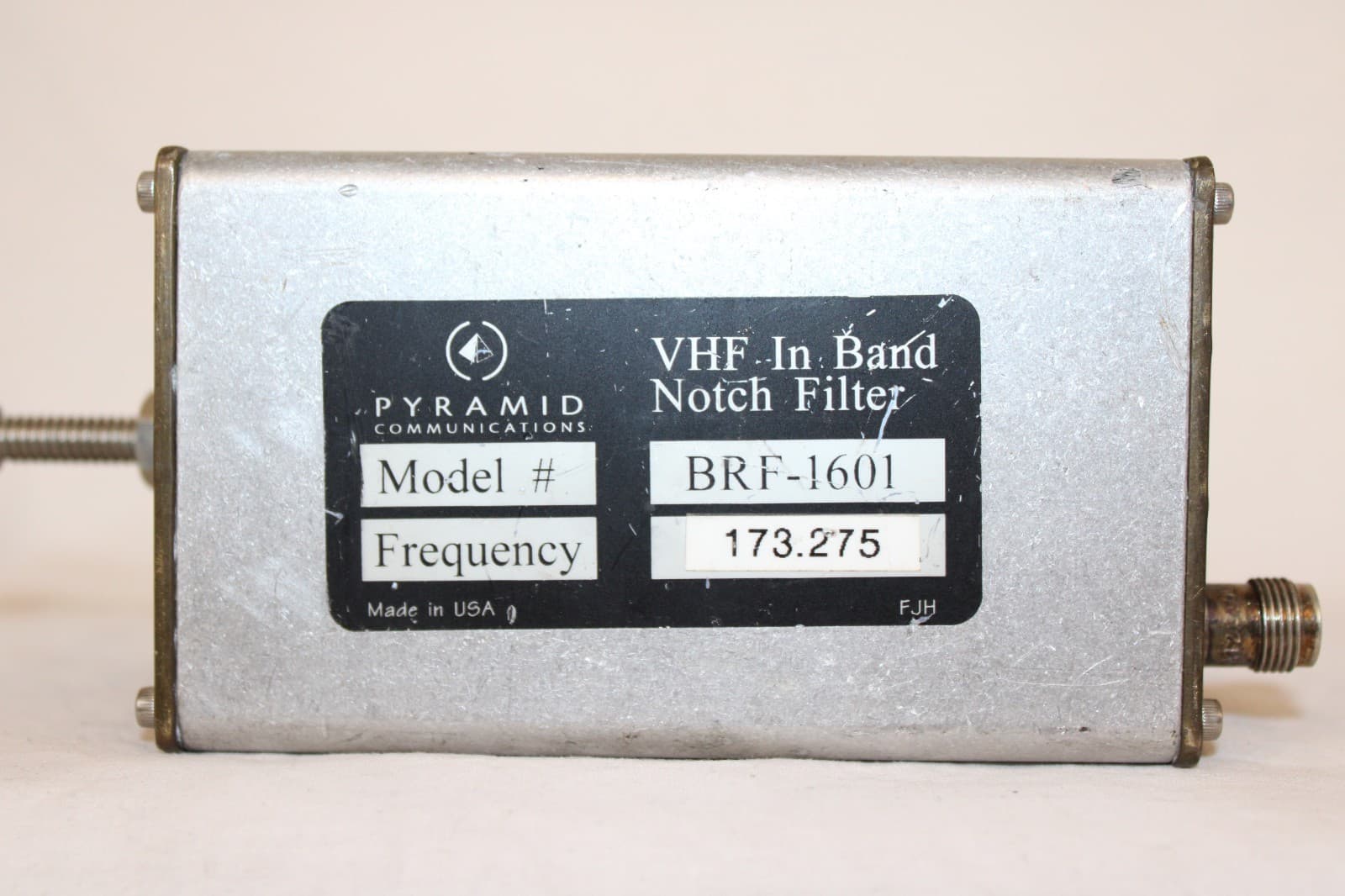 Pyramid BRF-1601 VHF Notch Filter Band Reject 150-174MHz - TUNING REQUIRED