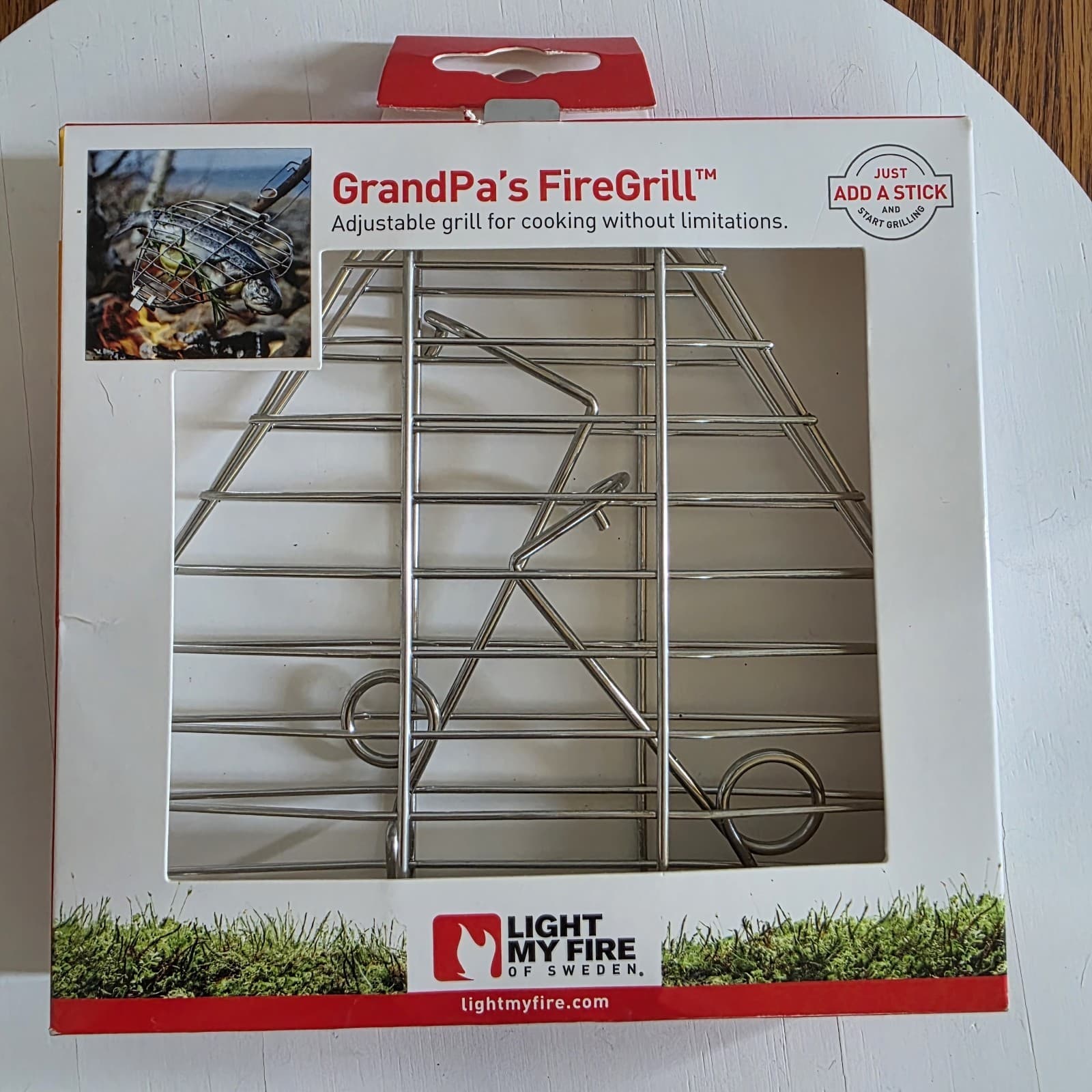Light My Fire Grill GrandPa's FireGrill Sweden Stainless Steel Camping/Grilling