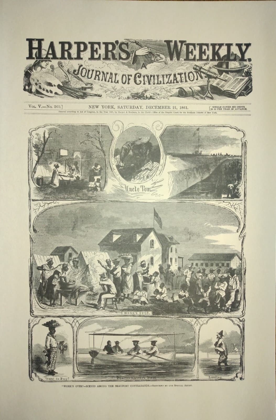 23 Historical African American Civil War Prints ~ Harper's & Leslie's Weekly 3