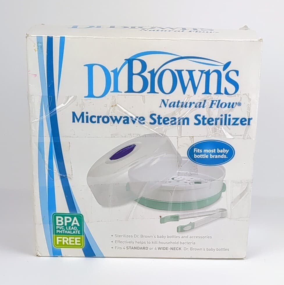 Dr. Browns Bottle Cleaner Baby Sterilizer Microwave Natural Flow Steam  4
