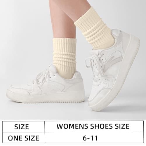 Grip Pilates Socks for Women: Non Slip Scrunch Socks 6-11 C01-brown/Khaki/Beige 2