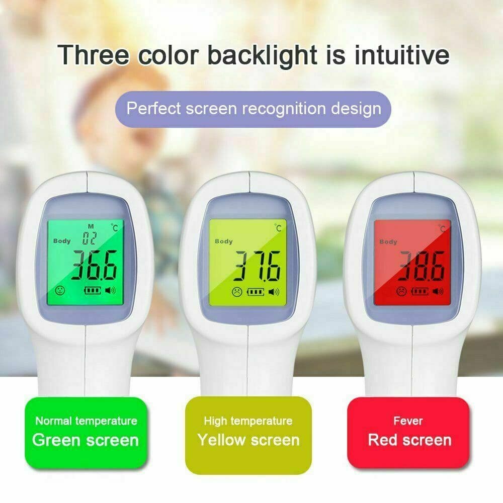CE FDA Medical Grade NON-CONTACT Infrared Forehead Thermometer LCD Laser IR USA 3