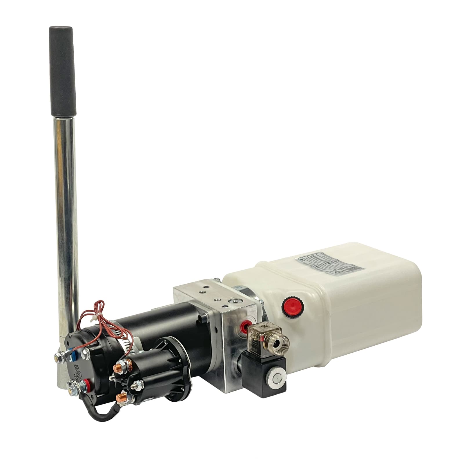 Hydraulic Power Unit for Wheelchair Lift 12V DC Single Acting 1.5 Quarts Tank 4