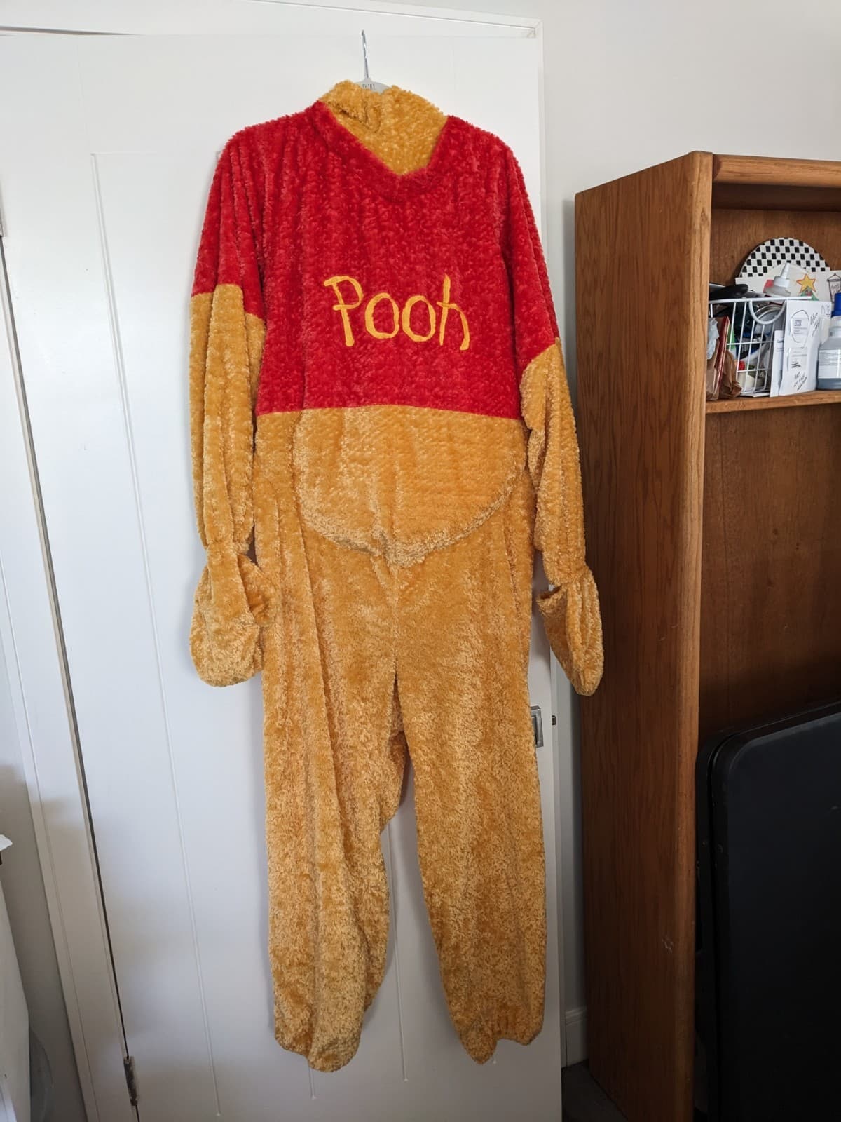 Disney Store Winnie the Pooh Plush Adult Costume – Adult Medium Vintage Jumpsuit 2