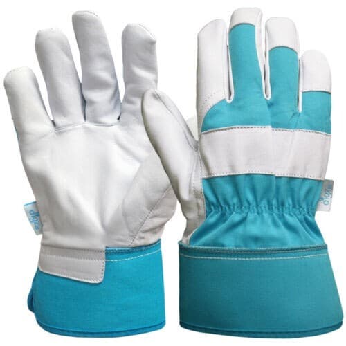 DIGZ GOATSKIN LEATHER GLOVES WITH SAFTEY CUFF DURABLE SOFT FREE SHIPPING