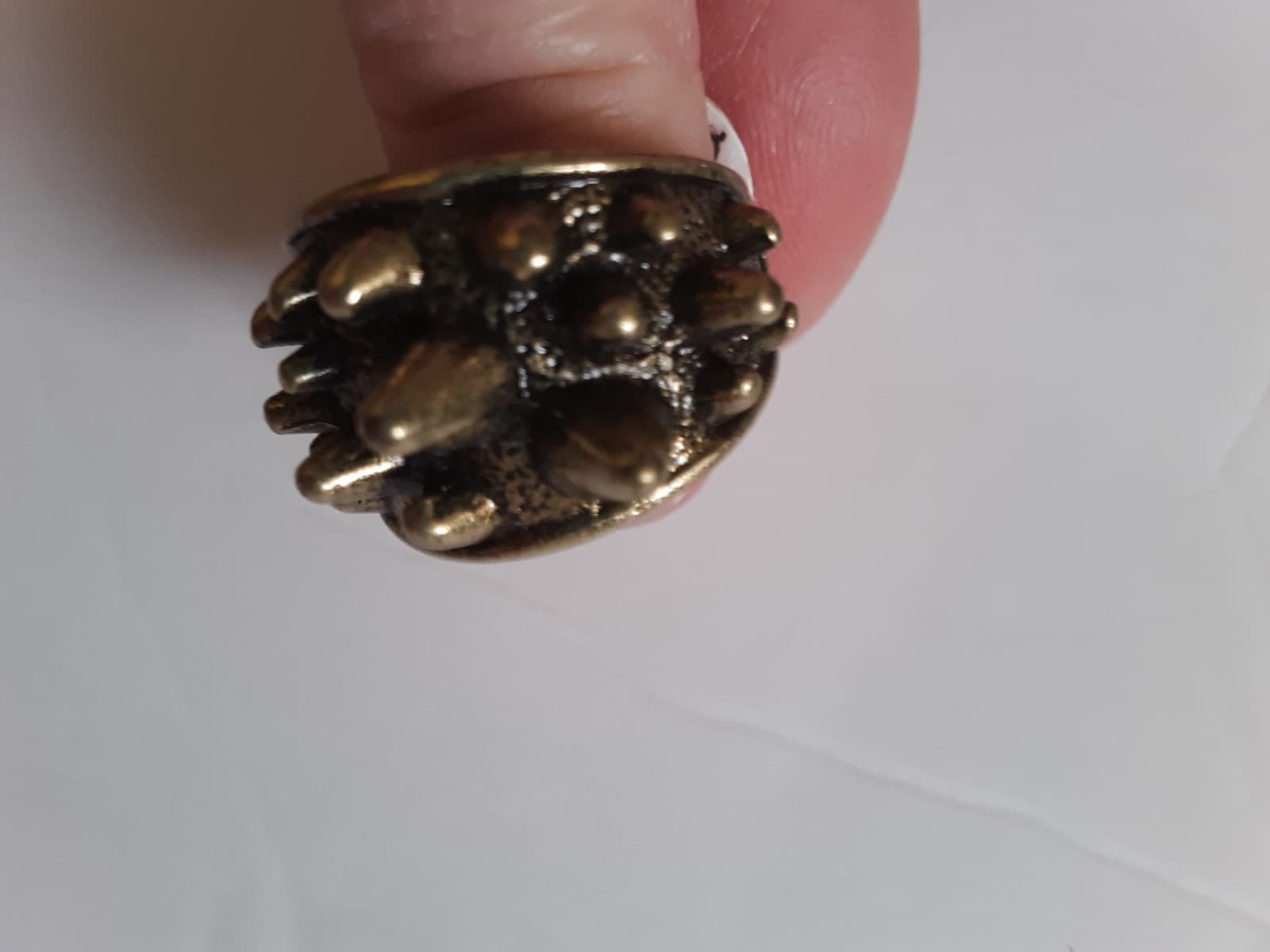 DRACULA UNTOLD Screen Used Brass Ring Production PROP 6