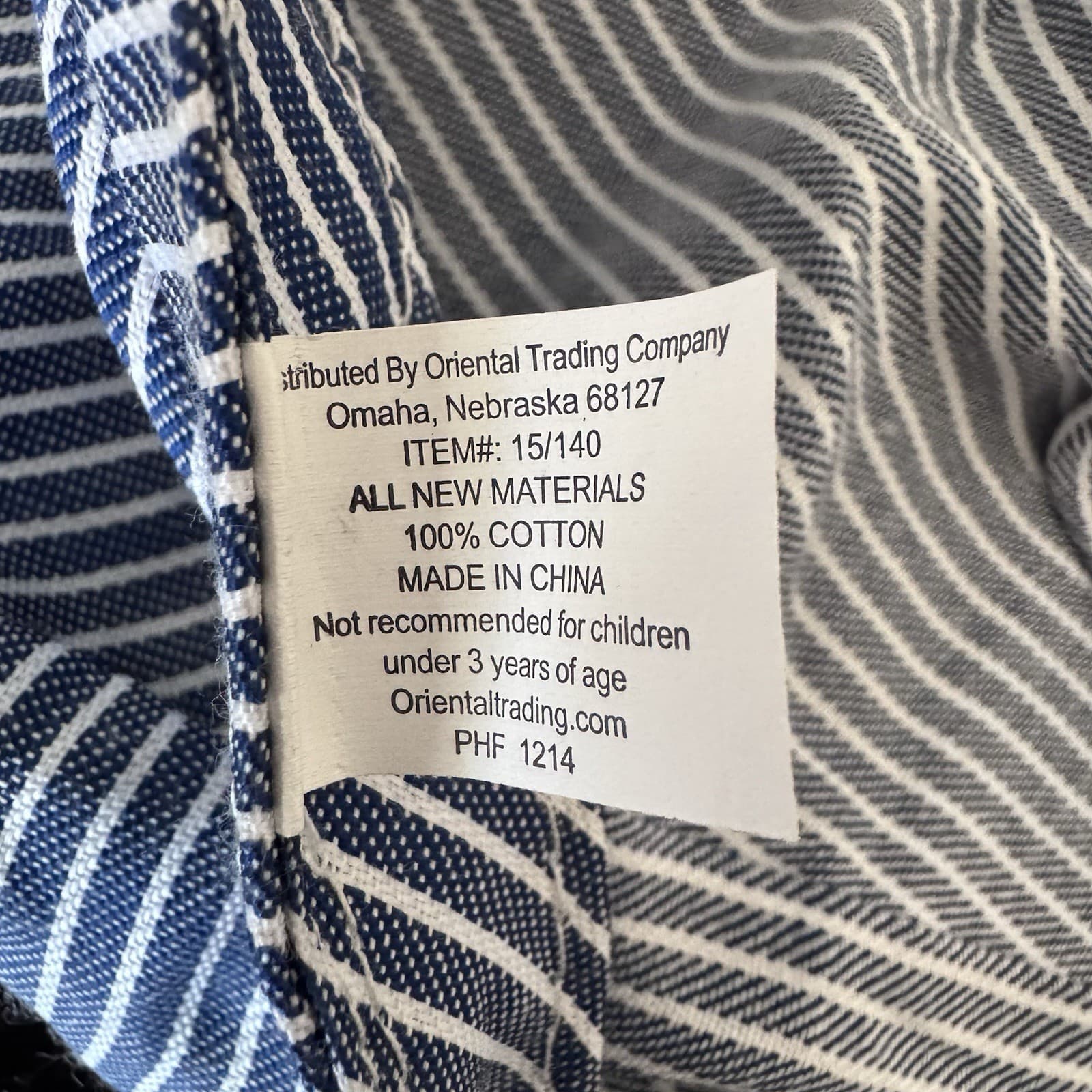 Oriental Trading Train Engineer Cap With Norfolk Southern Print/ Ages 3+ 4