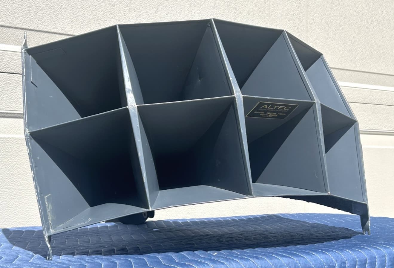 SINGLE Altec Lansing 1005B VOTT Multicellular Horn w/ 30210 Throat - VERY CLEAN! 3