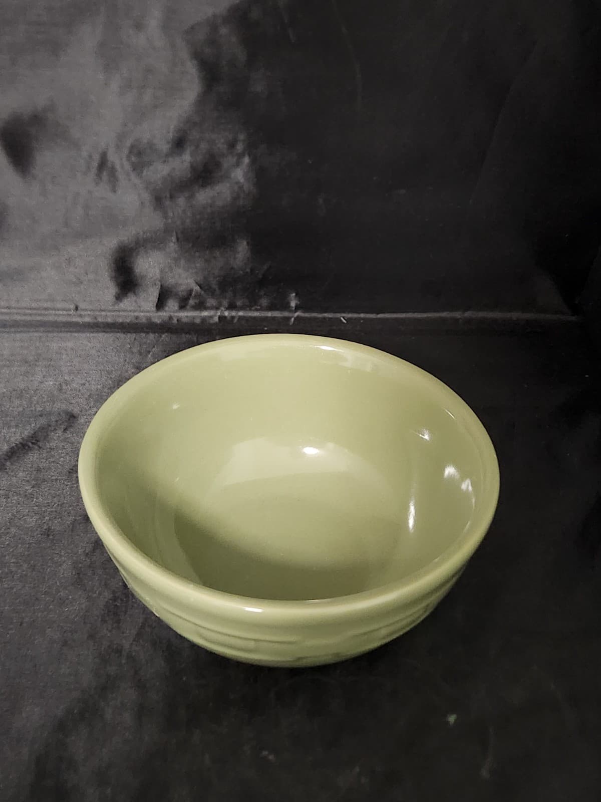 Longaberger Woven Traditions 6" Pottery Soup/Salad Bowl Sage Green