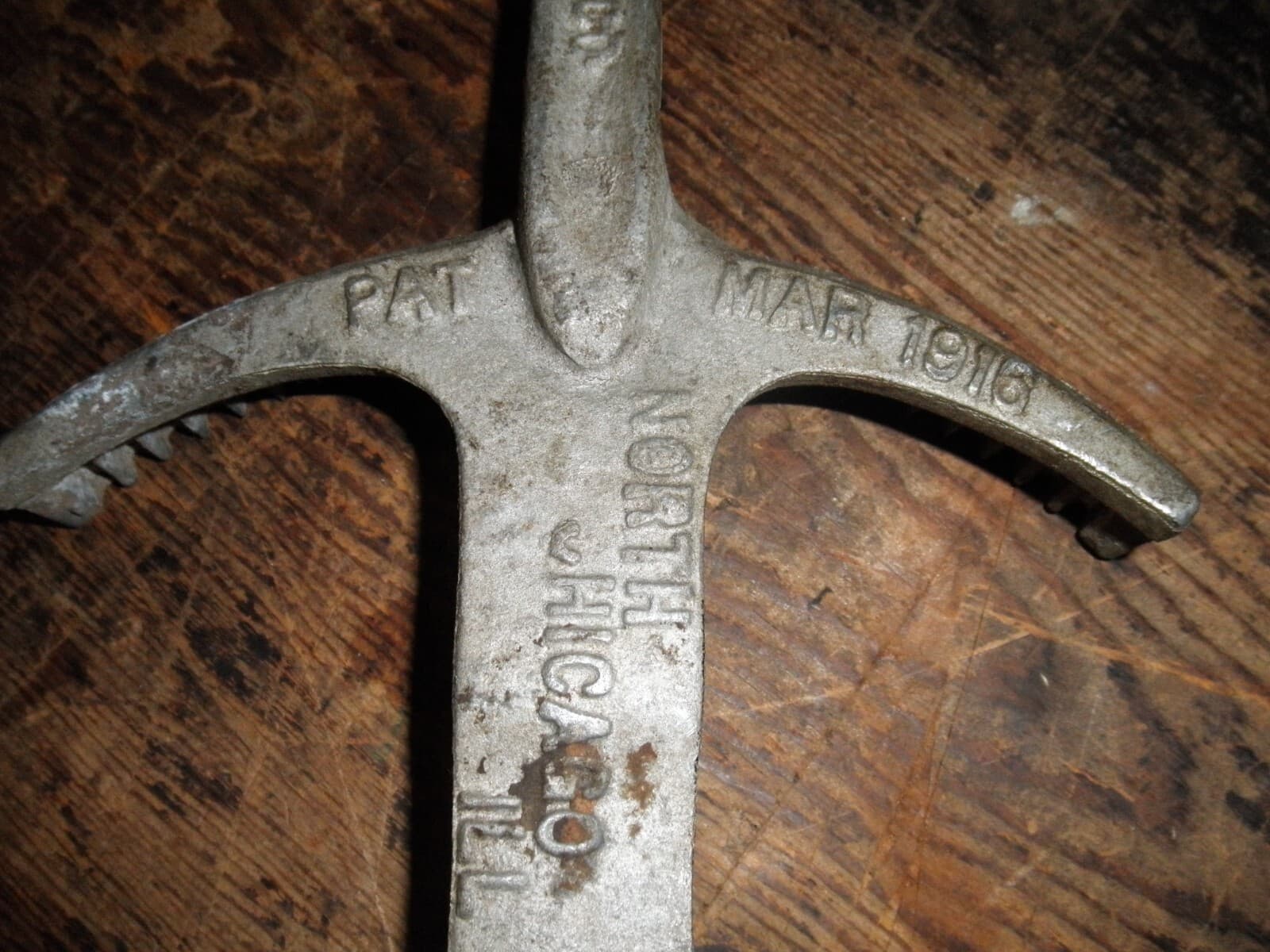 Antique Copper hand crank Washing Machine HOME LAUNDRY CO NORTH CHICAGO PAT 1916 6