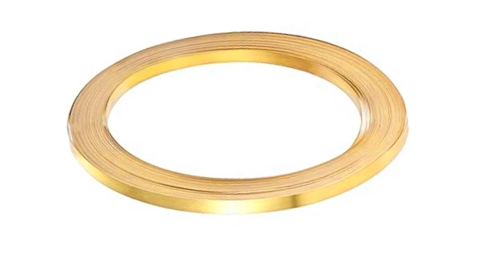 Brass Bezel Wire – 28 Gauge, 3/16" x 5 Feet – Dead Soft Brass Wire Strip 4