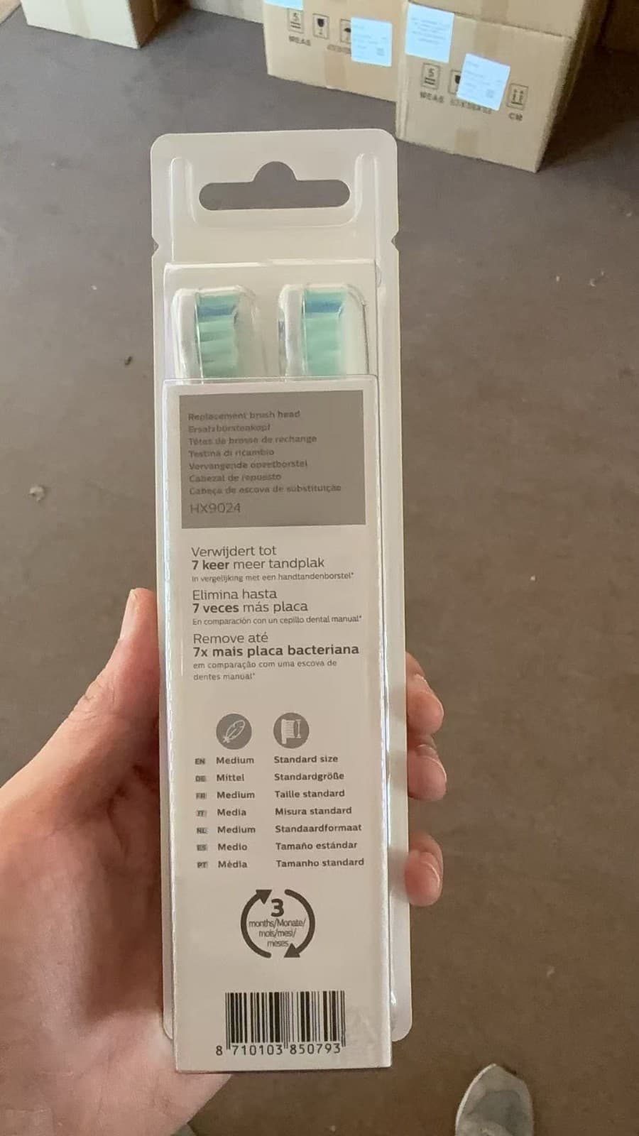 Brand NEW C2 Optimal Plaque Control Toothbrush Head for Philips Sonicare 4x Pack 2