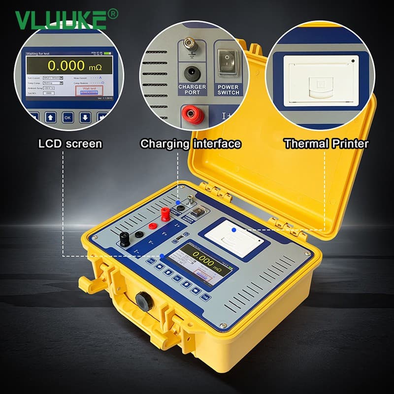 VLUUKE 3 Phase Voltage Transformer Ratio Tester Turns Ratio Group Meter TTR Test 5