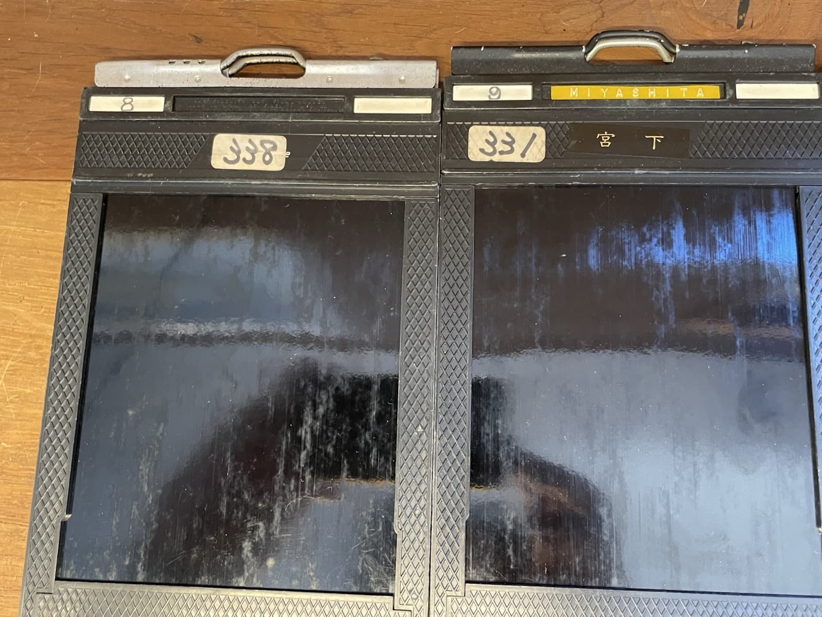 *Exc+++++* Lot of 9 Fidelity Deluxe 4x5 Cut Film Holder For Large Format 2