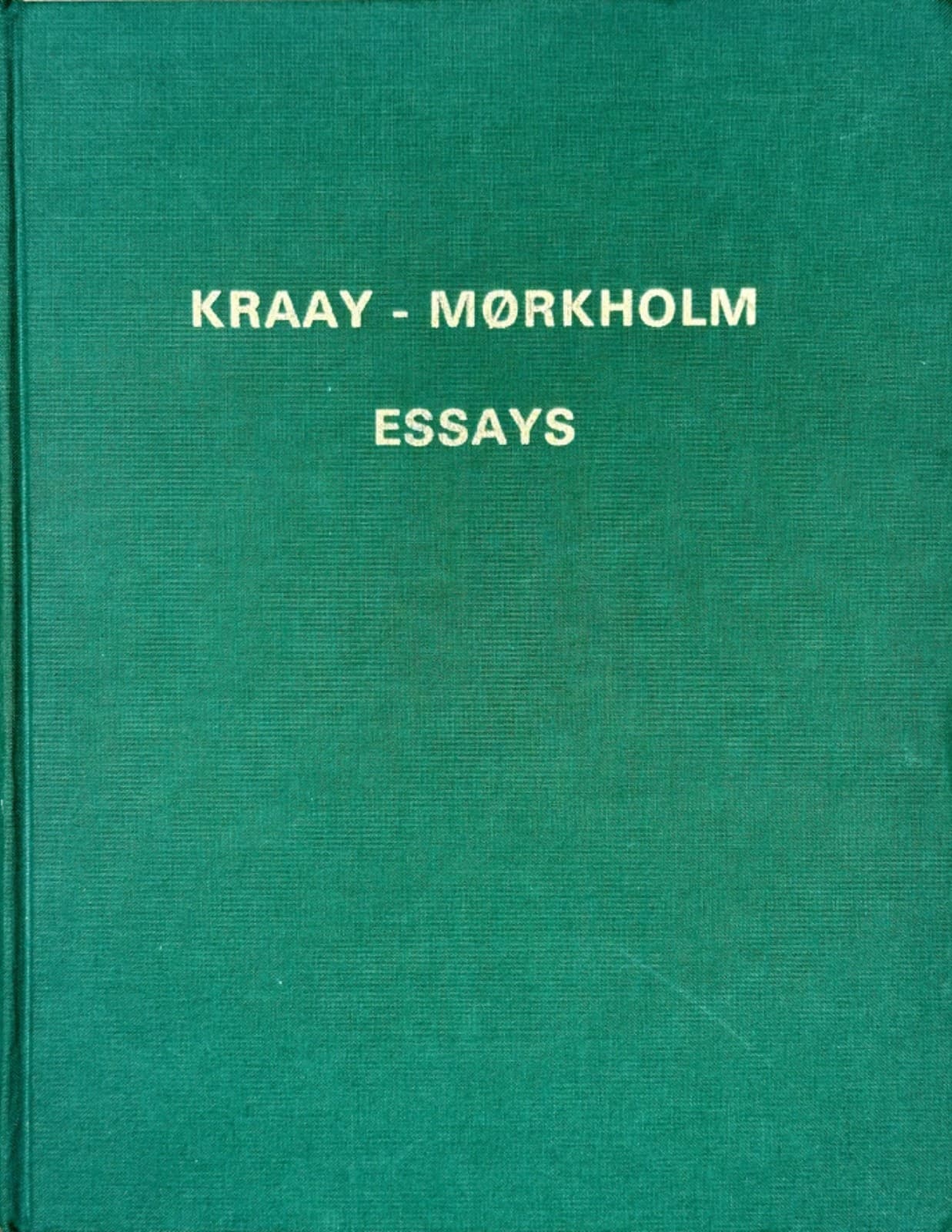 KRAAY-MORKHOLM ESSAYS: NUMISMATIC STUDIES IN MEMORY OF C.M.KRAAY AND O. MORKHOLM