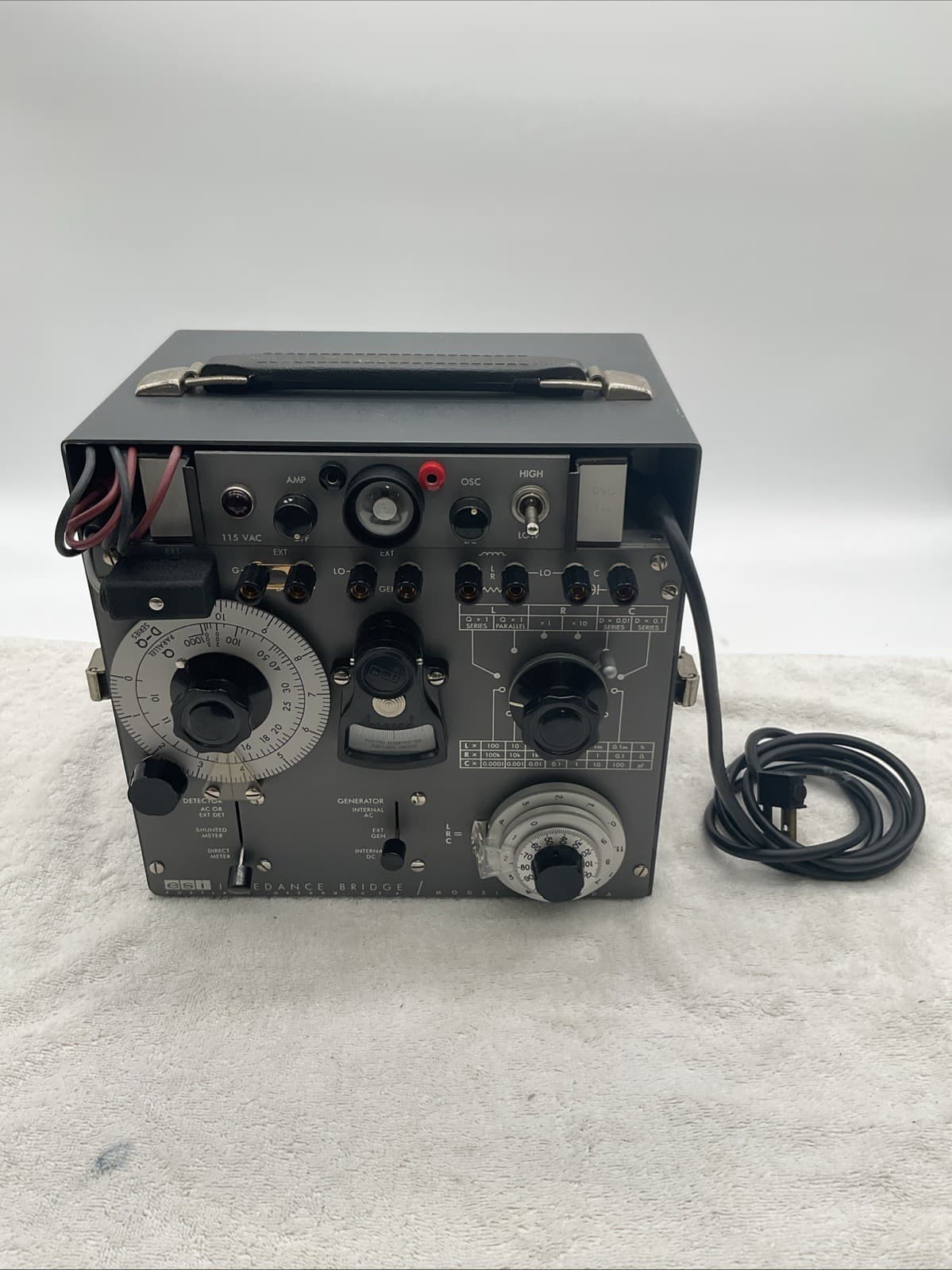Vintage ESI Universal Impedance Bridge Model 250 DA!!S1
