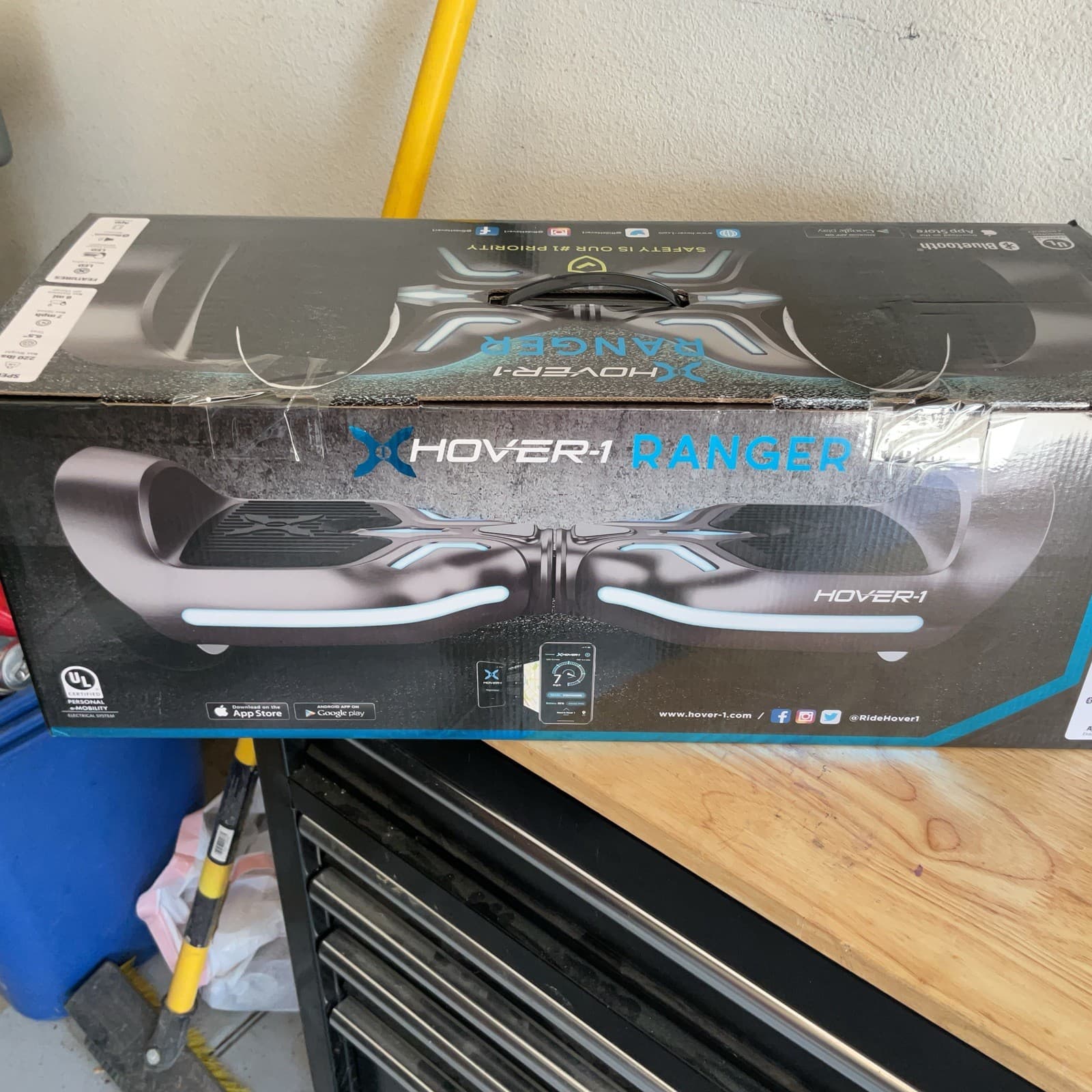 Hover-1 Ranger Electric Self Balancing  Dual 200W Motors Gray