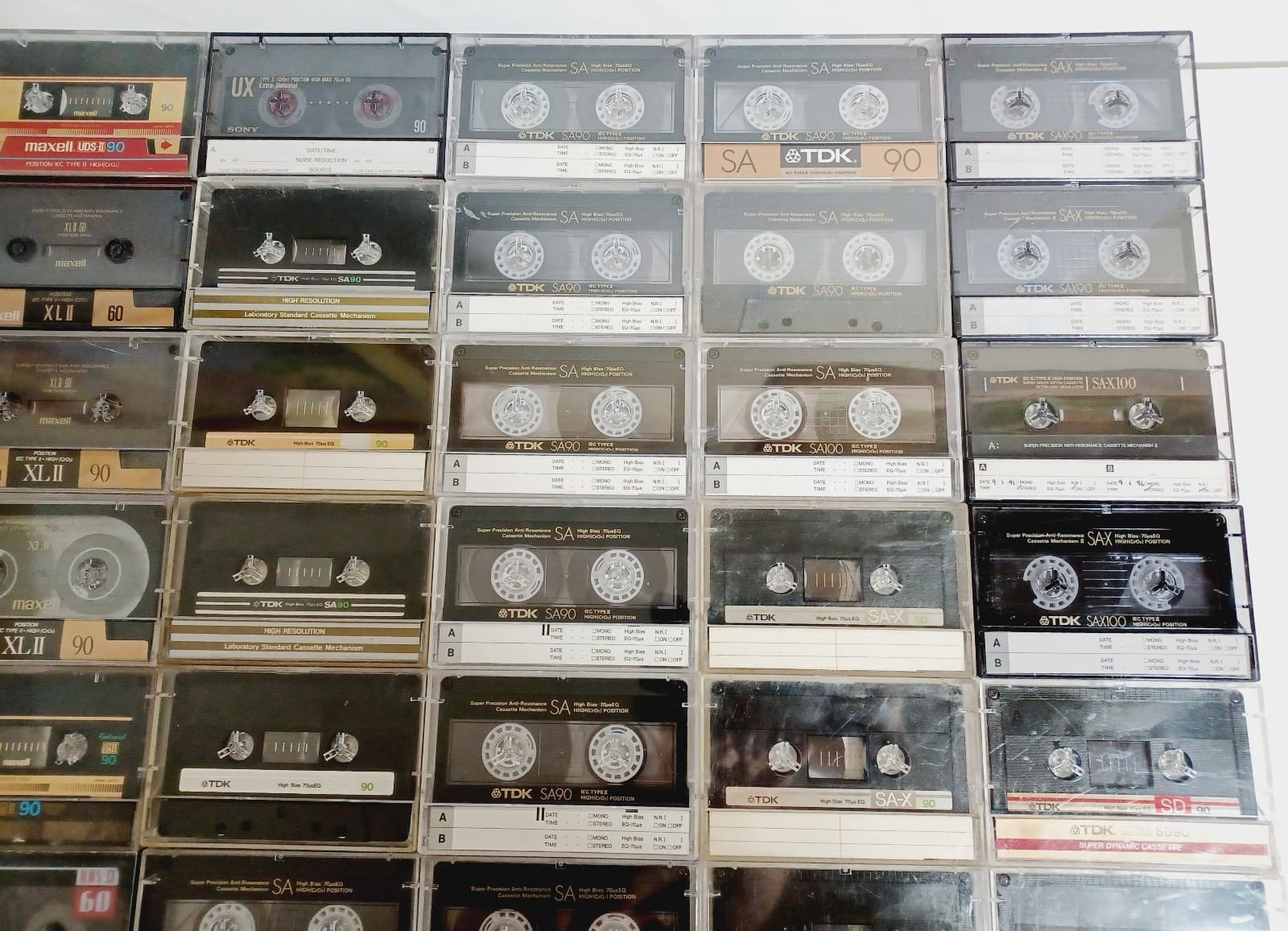 Used Type II High Bias Audio Cassette Tape Lot - UNTESTED AS IS PARTS REPAIR 3