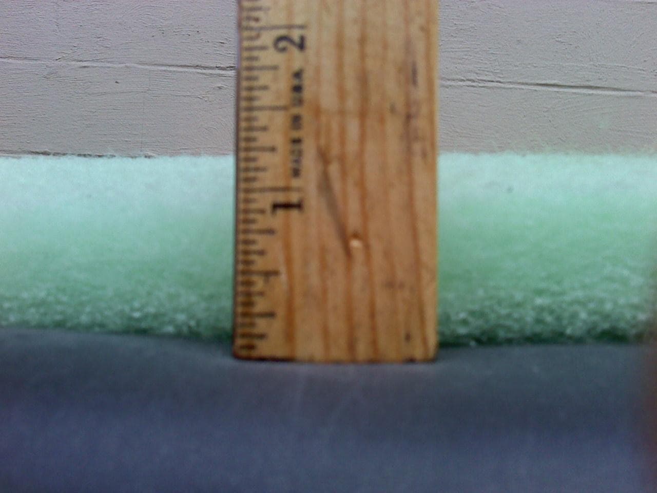 1" Universal Fine Filter Mat 12" x 12" -pond media-green pad-aquarium-filtration 2