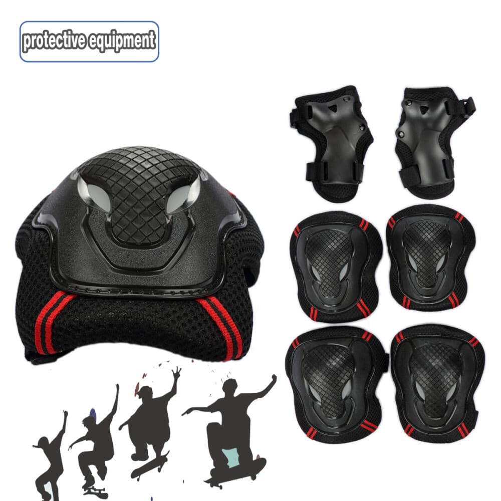 6Pcs SML Skating Protective Gear Sets Elbow Knee Pads Bike Skateboard Adult Kid