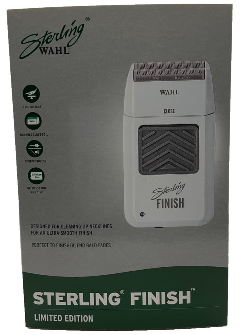 Wahl 8174 Sterling Finish White Shaver Limited Edition NEW
