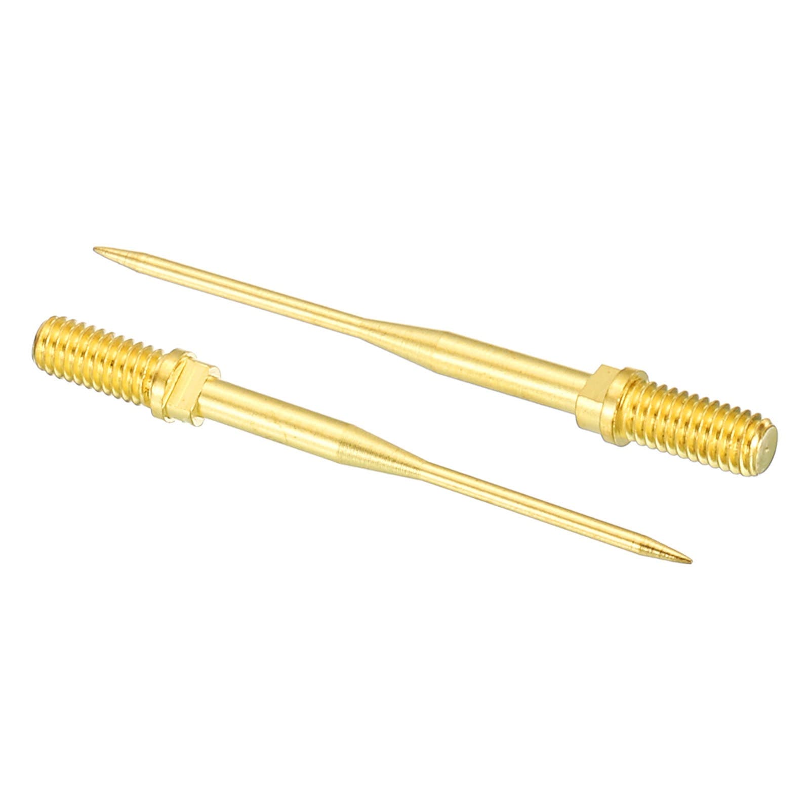 4Pcs Test Probe Pins 1mm Copper Multimeter Extention Probe Needle Gold 4