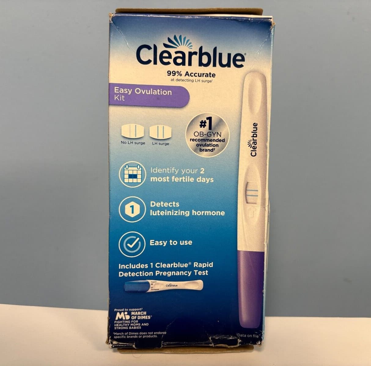 Clearblue Easy Ovulation Kit 10 Tests 1 pregnancy test EXP 12/2026 2