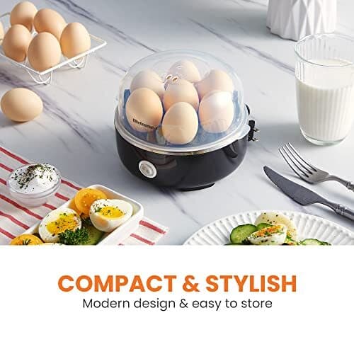 Elite Gourmet 7-Egg Electric Cooker - Versatile Soft to Hard Boil 5