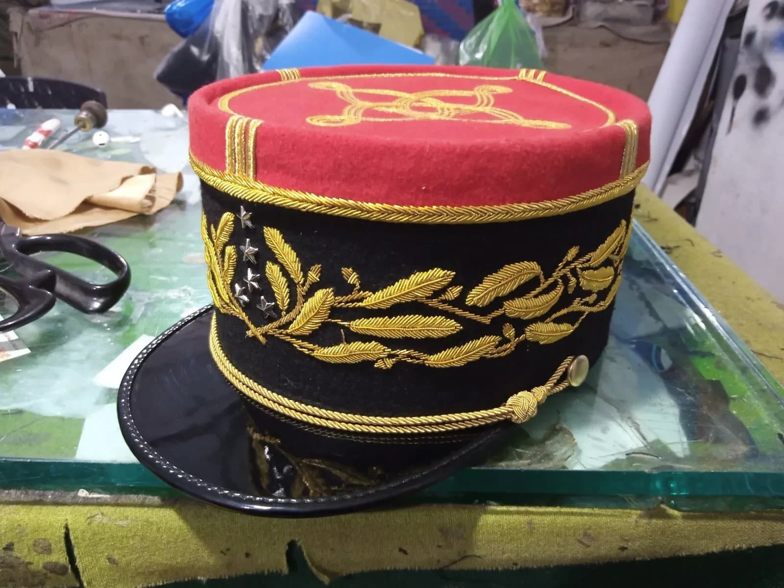 WW2 French Army General Kepi – Handmade Military Hat Replica Classic III 3