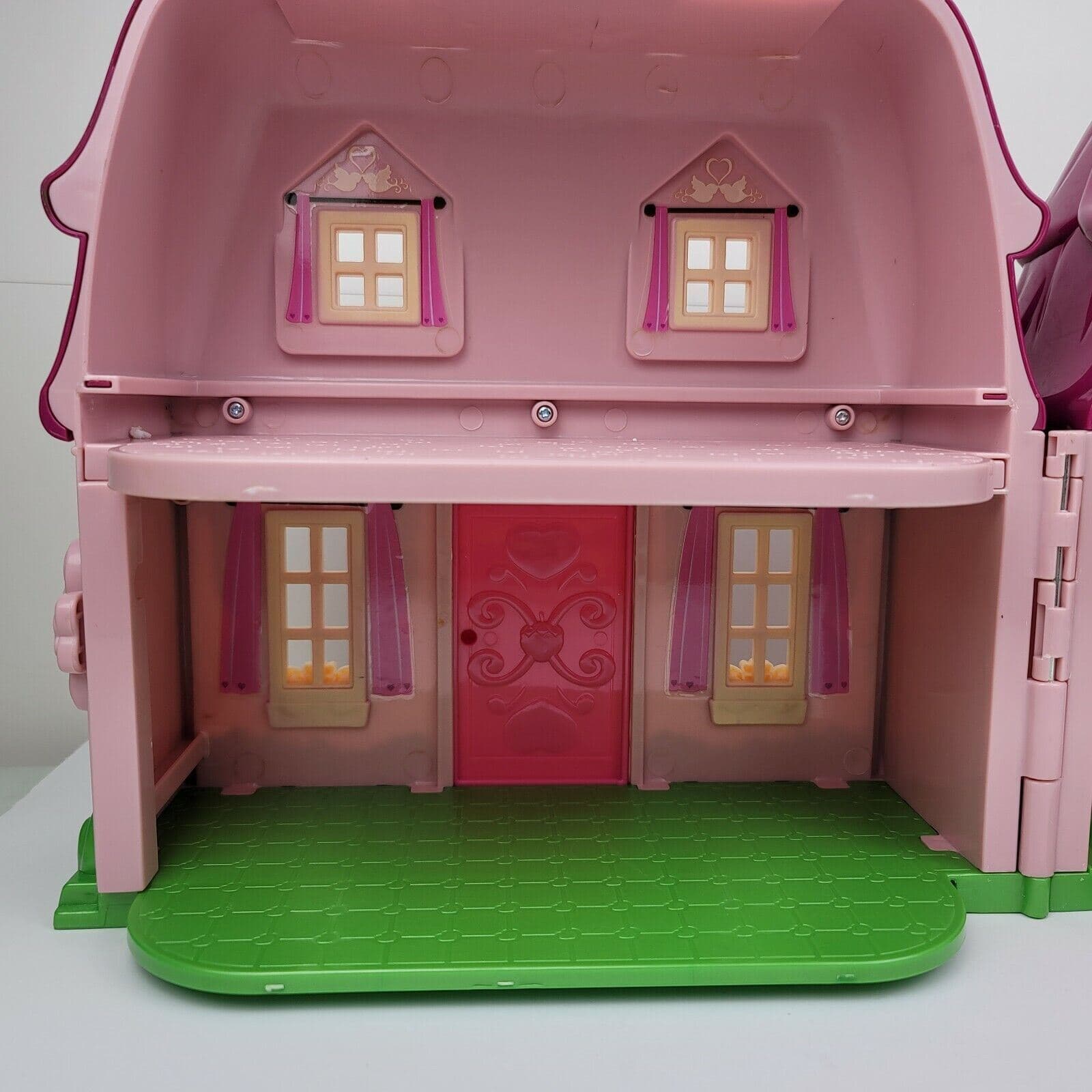 Li'l Woodzeez Countryside Cottage Pink Flower Fairy Doll House 5