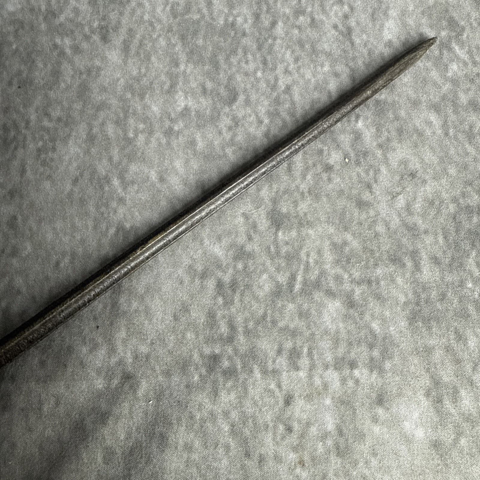 French WWI M1886 lebel Rifle Cruciform Blade Bayonet 20 1/4” Blade 6