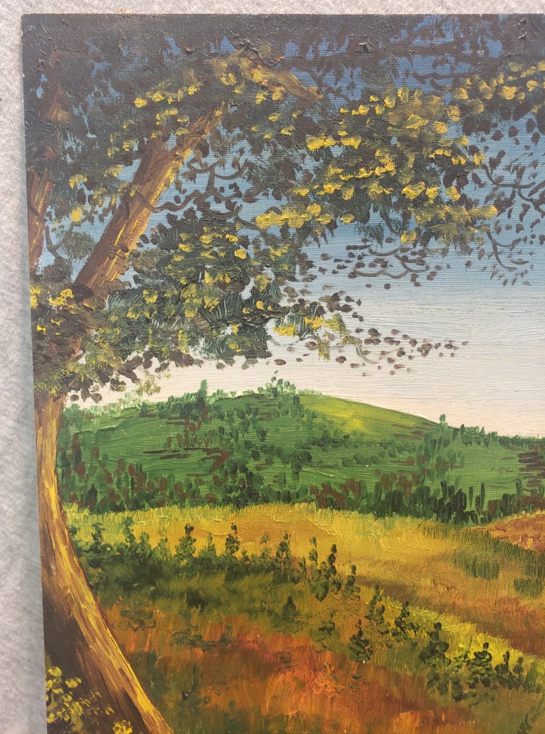 1953 Andre Richardson King (b. 1931) O/B Hill Valley Painting Chicago African Am 3