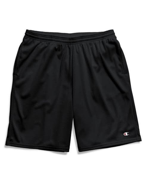 Champion Long Mesh Men's Short with Pockets 9 inches Inseam